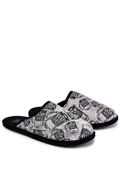 Men's Home Slippers Panto Fino KK167001 Grey