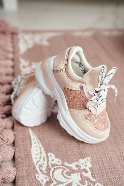 Kinder Glitzer Sportschuhe Rosa Matilda