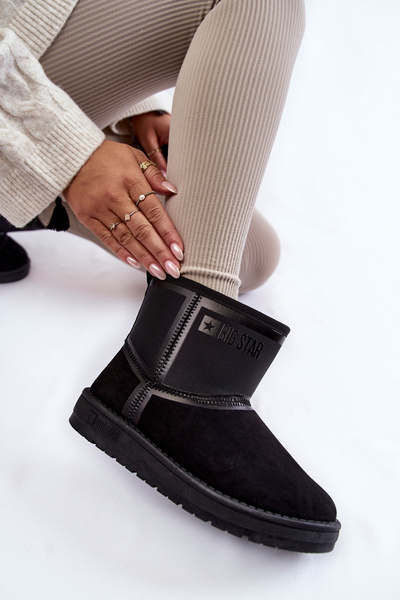 Bottes de neige pour femmes Big Star KK274614 noir