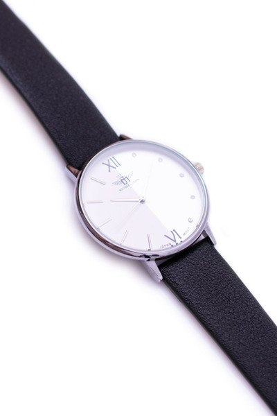 Montre Femme Michael John Gendaro Silver Envelope Noir