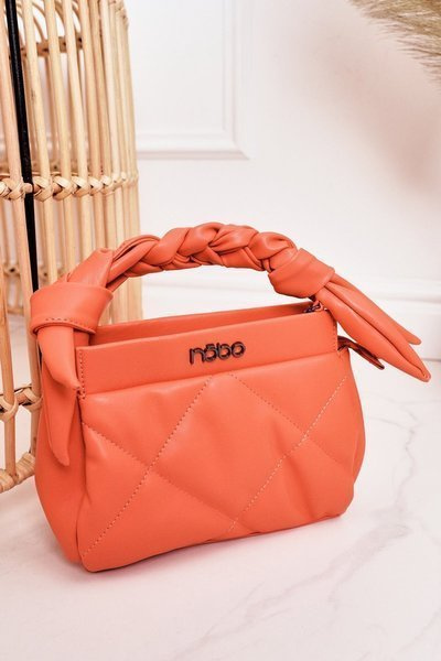 Pursă matlasată mică pe un lanț Nobo NBAG-K1330 PEACH