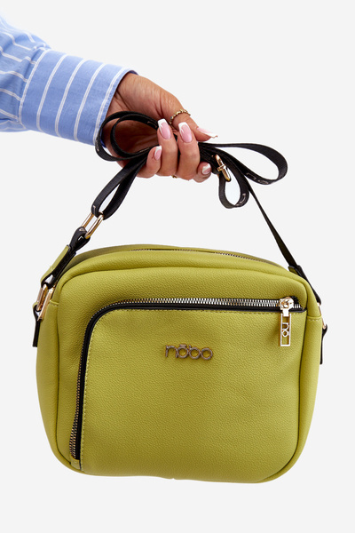 Crossbody Bag Made of Eco Leather NOBO BAGP990-K008 Lime