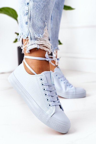 Baskets Classiques Femme Bleu Ecoma
