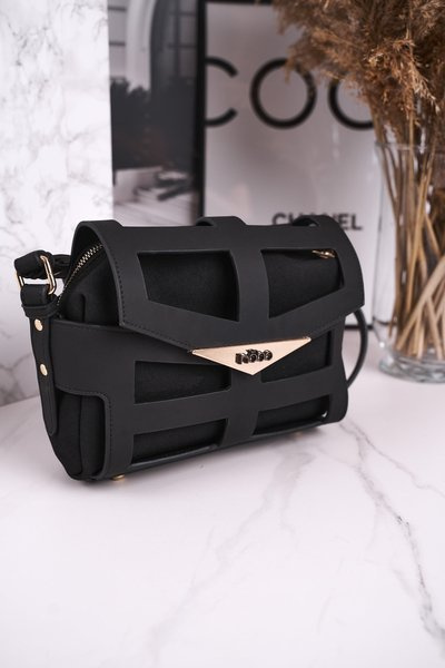 NOBO Handtasche NBAG-H4201-C020 Satin Schwarz