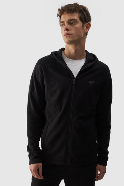 Sweat à capuche Polar Regular 4F pour hommes, noir 4FWMM00TFLEM290-20S