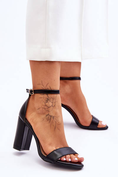 High Heel Sandals Black Individual