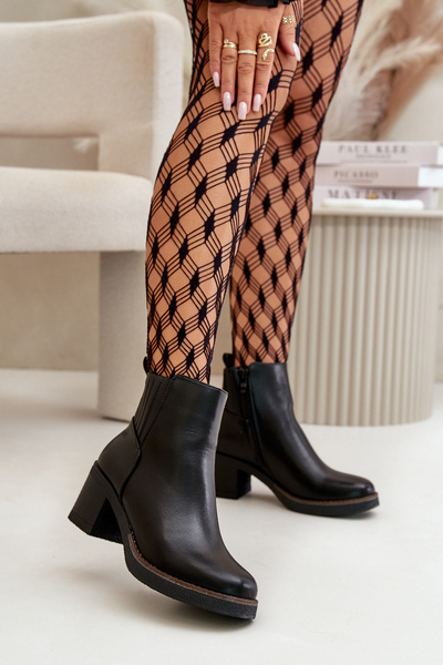 Bottes à Talons Isolées Femme Cuir Eco Noir Irittes