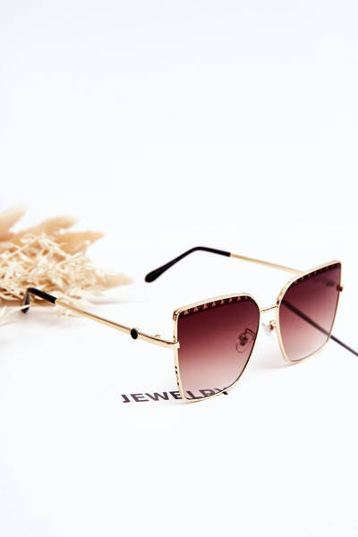 Grandes Lunettes de Soleil Prius V303 Marron Dégradé