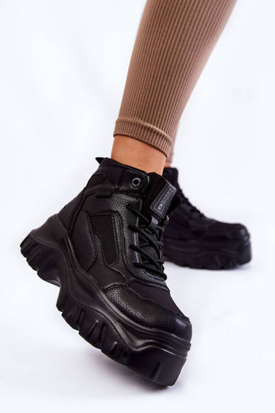 Fashionable Boots Memory Foam Big Star KK274371 Black