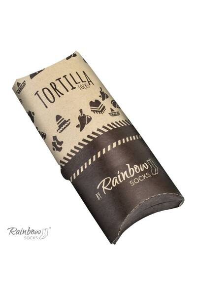 Rainbow Socks Tortilla Wrap 2 pár