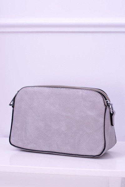 Graue Damenhandtasche Brieftasche