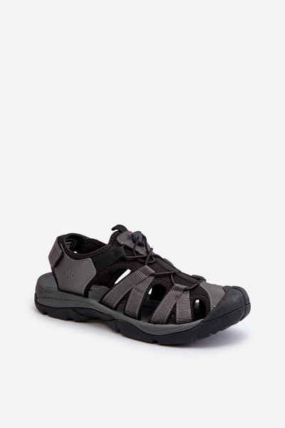 Bequeme Herrensandalen 4FRSS24FSANM058-23S Grau