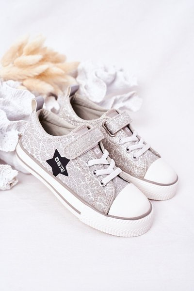 Baskets Enfant Avec Velcro BIG STAR HH374025 Argent