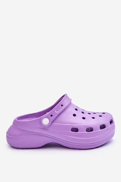 Papuci de spumă pentru femei Crocs violet colline