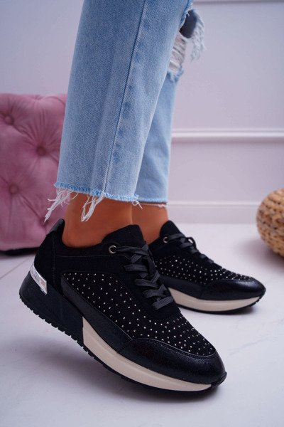 Women's Sport Shoes Black Sergio Leone Ondar