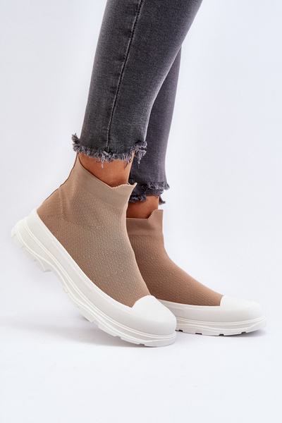 Cizme slip-on pentru femei maro Ilanae