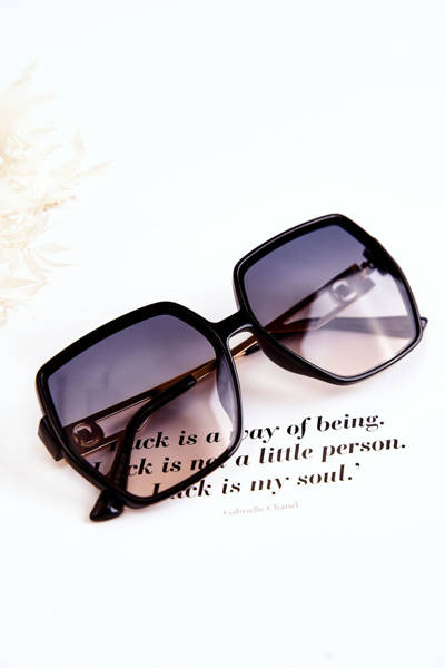 Lunettes de soleil classiques pour femmes Ombre M2352 noir