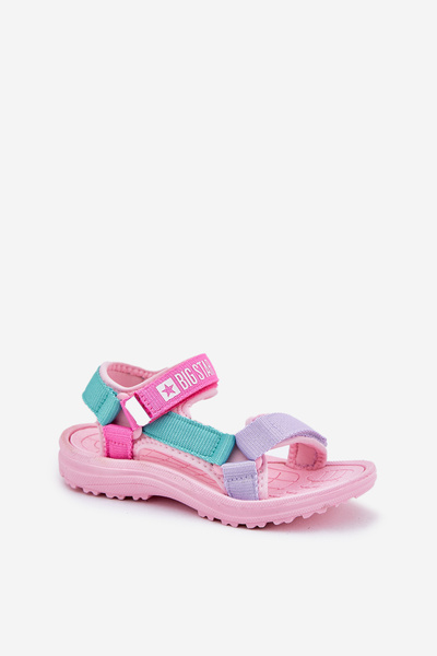 Gyerek Velcro Szandál Big Star RR374519 Rózsaszín