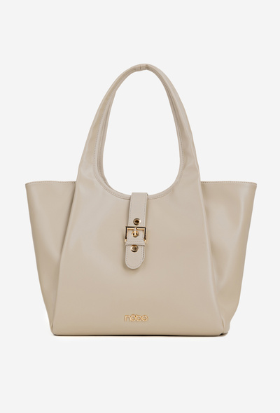 Sac shopper avec boucle NOBO BAG6010-015 Beige clair
