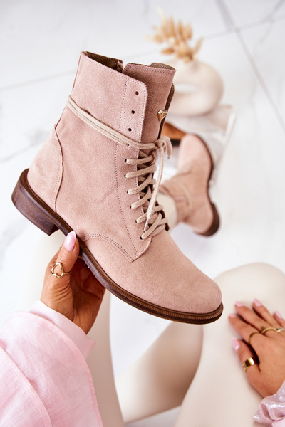 Velúr csizma Pink Nicole 2697