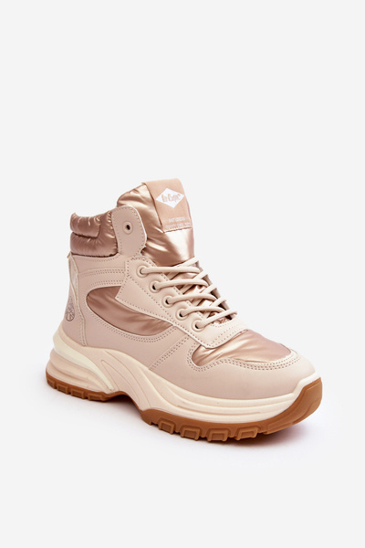 Bottines Trappeur Femme à Semelle Épaisse Lee Cooper LCJ-23-44-1972L Beige