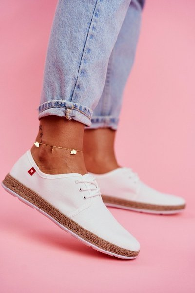 Big Star Damen Espadrilles Weiß FF276043