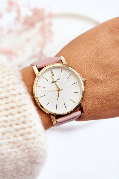 Montre Femme Avec Boîtier Or Ernest Rose Vega