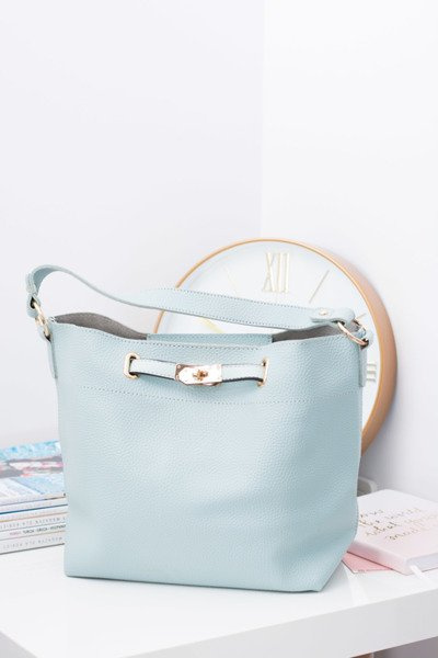 Turquoise Women's A4 Shoulder Handbag