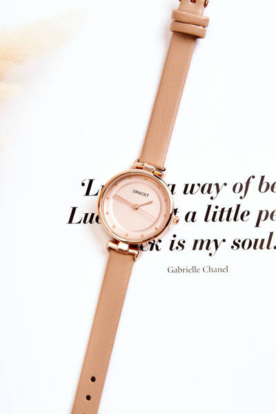Women's Analog Watch Ernest Beige