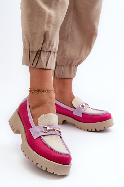 Zazoo 3475 Mocasini de damă din piele bej