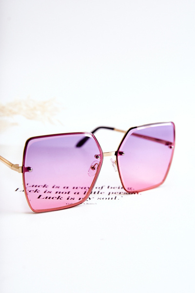 Big Square Sunglasses V180005 Violet-pink