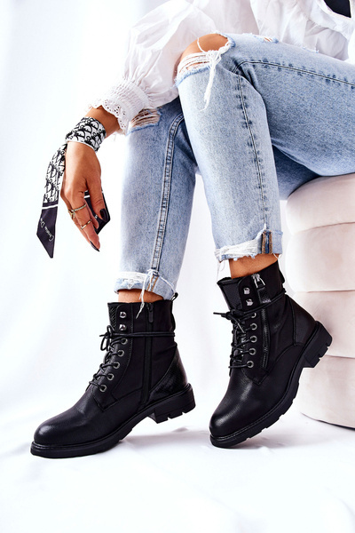 Bottines Zippées Mirthbrow Noir