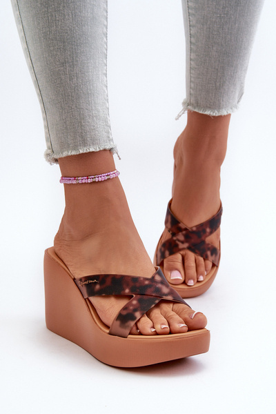 Női ékszandál 83520 Ipanema High Fashion Slide Fem Barna