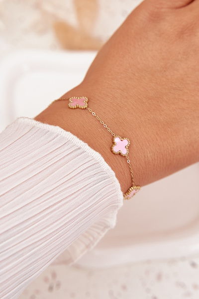 Armband Mit Anhängern Edelstahl Roségold