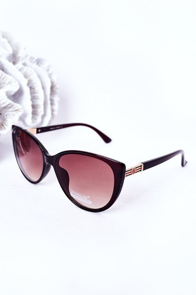 Lunettes de soleil femme marron ombré
