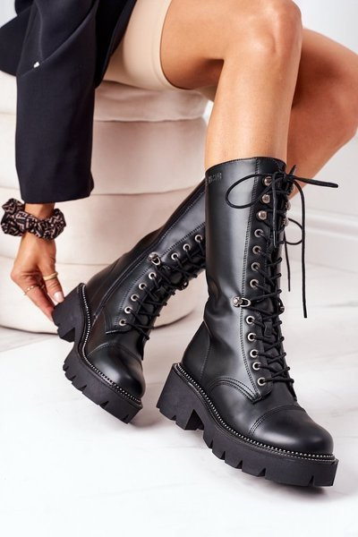Cizme înalte izolate Big Star II274115 Negru