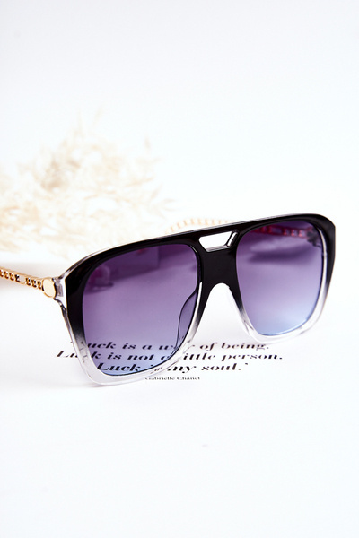 Sunglasses Women's Aviatory Ombre V120013 Black