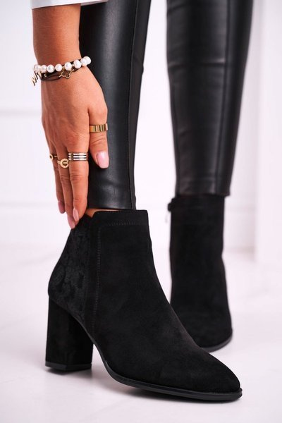 Cizme pentru femei pe High Heel Sergio Leone Black BT508