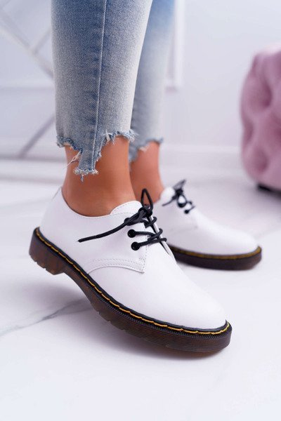 Demi-bottes Femme Blanc Martin