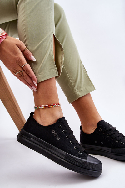 Baskets basses à lacets Big Star LL274967 Noir