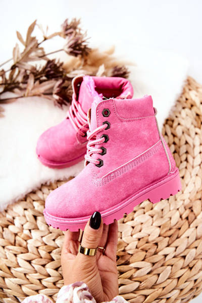 Kinder Trappers Booties Rosa Milos