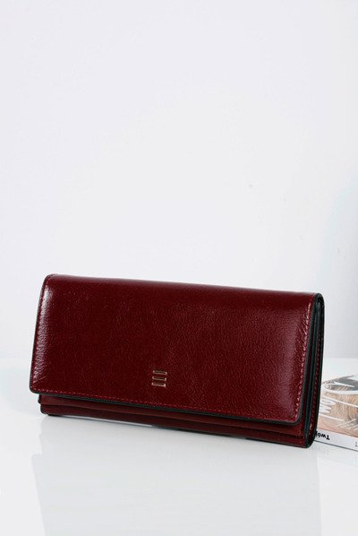 Grand portefeuille à la mode marron pour femmes