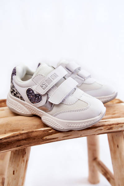 Sportschuhe für Kinder mit Klettverschluss Big Star KK374022 Weiß