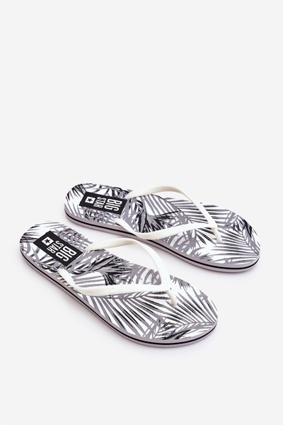 Tongs à la mode pour femmes Big Star LL274818 blanc