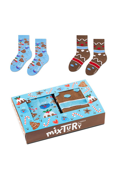 Set de șosete pentru copii Zooxy mixtury Gingerbread Cookies 2 perechi