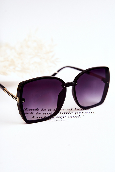 Klassische schwarze Sonnenbrille V160023