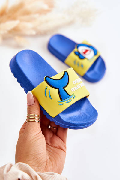 Chaussons Légers Enfant Jaune-Bleu Sharky