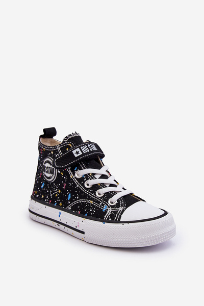 Baskets Enfants à Motifs Big Star LL374050 Noir
