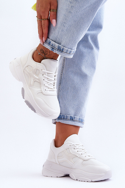 Schnürsneaker für Damen Weiss Cortes