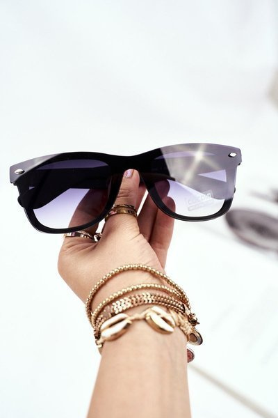 Ochelari de soare Negru Mat Unisex Gradient